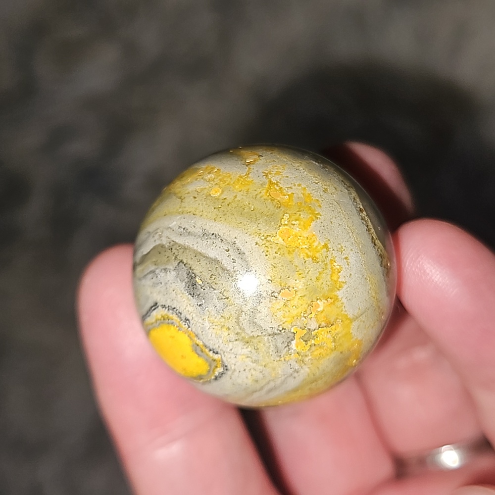 Bumblebee jasper sphere